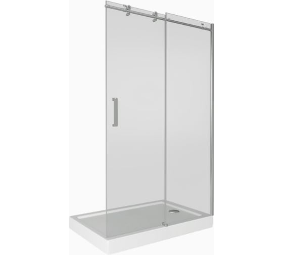 Душевое ограждение Good Door PUERTA WTW-140-C-CH ПУ00007 1