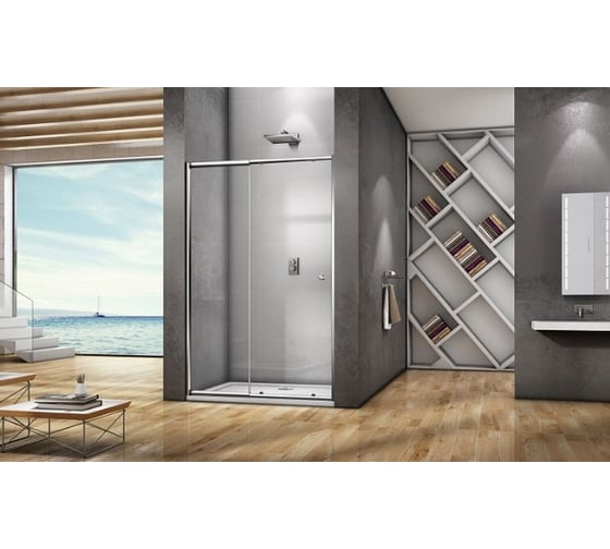 Душевое ограждение Good Door LIRA WTW-140-C-CH ЛИ00005