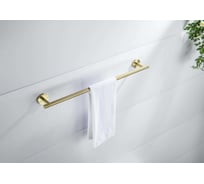 Полотенцедержатель Aquatek AQ4214BG ОБЕРОН 600 мм, шлиф. золото 00000139881