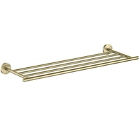 Полка для полотенец Aquatek AQ4222BG ОБЕРОН, шлиф. золото 00000139882