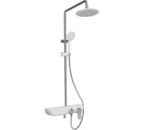 Душевая стойка FIXSEN LINE белая, хром 9200