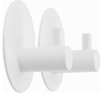 Комплект крючков BATH PLUS D5.5 белые металл 2шт КМ024