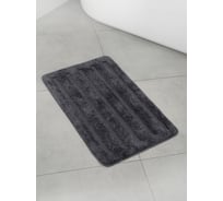 Коврик для ванной комнаты FORA микрофибра, 50х80 см, DARK GREY FOR-MCF-8050DG