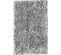 Коврик для ванной комнаты поликоттон FORA 60/100 см, FLUFFY серебристый FOR-COTTON-FLF-60-100SL