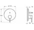 Набор встроенной душевой системы Vitra Origin A4926636EXP 3