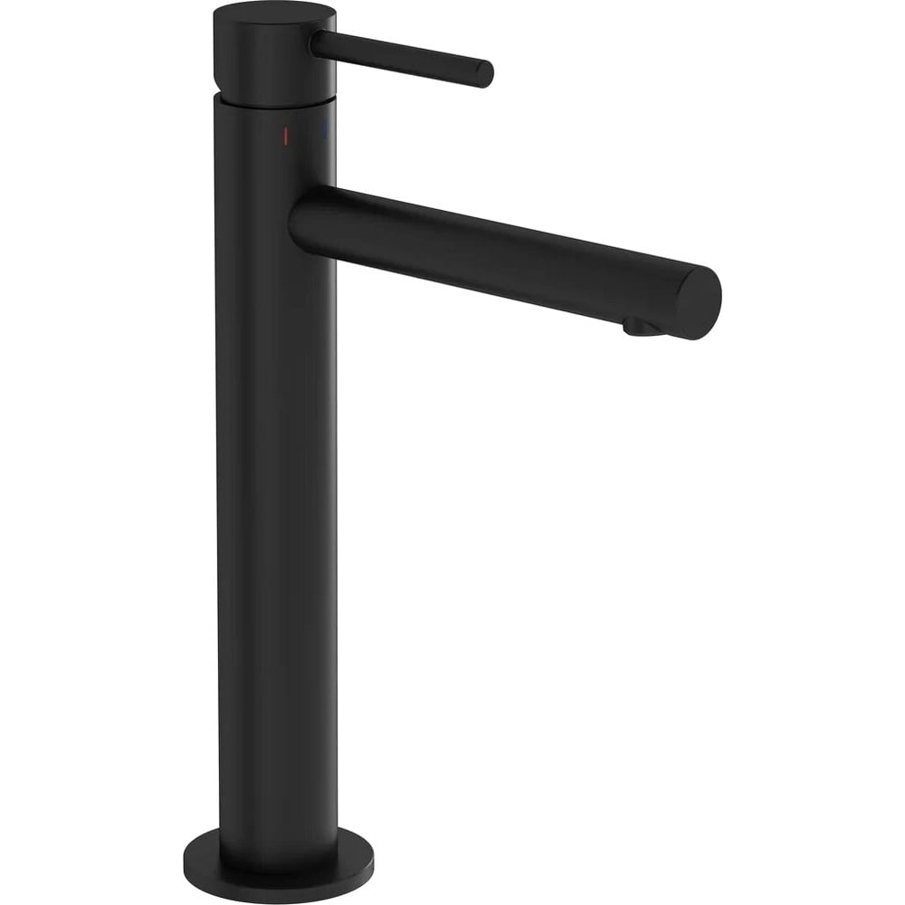 Высокий смеситель для раковины чаши Vitra Origin матовый черный ...
