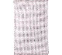 Коврик для ванной комнаты FORA WAVY хлопковый, 50х80 см, розовый FOR-WAVY50-80PN