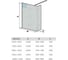 Душевое ограждение WeltWasser WW400 1000+300х1850 мм 100G+30G 10000002948 3