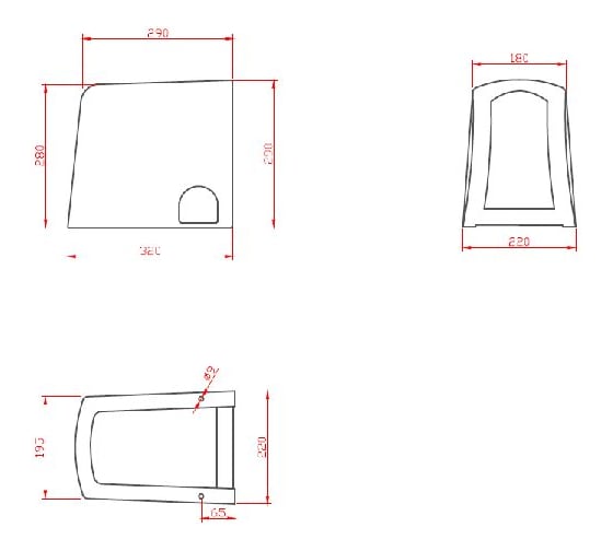 Полупьедестал BelBagno LAGO BB128PH
