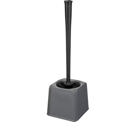 Комплект WC ершик для туалета с подставкой Econova Scandi c антискользящим основанием (Серый) 431501111