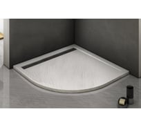 Душевой поддон с сифоном WeltWasser WW TRR 90 STONE-WT белый, 900х900х30 мм 10000004357