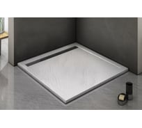 Душевой поддон с сифоном WeltWasser WW TRS 90 STONE-WT белый, 900х900х30 мм 10000004366