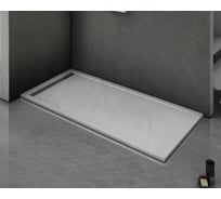 Душевой поддон с сифоном WeltWasser WW TRS 10070 STONE-WT белый, 1000х700х30 мм 10000004370