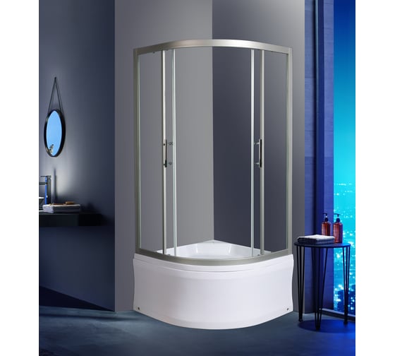 Душевое ограждение WeltWasser WW500 900х900х1590 мм, без поддона С 90/159 10000004083
