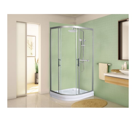 Душевое ограждение WeltWasser WW500 1000х800х1890 мм, без поддона С 100/80/189 L/R 10000004094