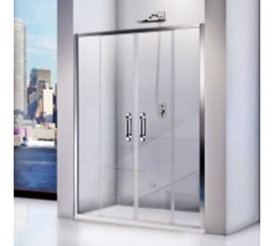 Душевая дверь WeltWasser WW900 1400х1950 мм 900S4-140 10000002924 1