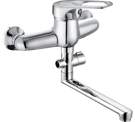 Смеситель для ванны Dikalan длинный излив, картридж 40 мм D2159