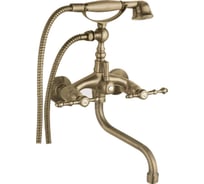 Смеситель для ванны Dikalan длинный излив, латунь, под бронзу D2189-3