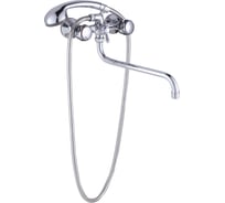 Смеситель для ванны Dikalan кран-букса керамика, маховик пластик D6501-S229