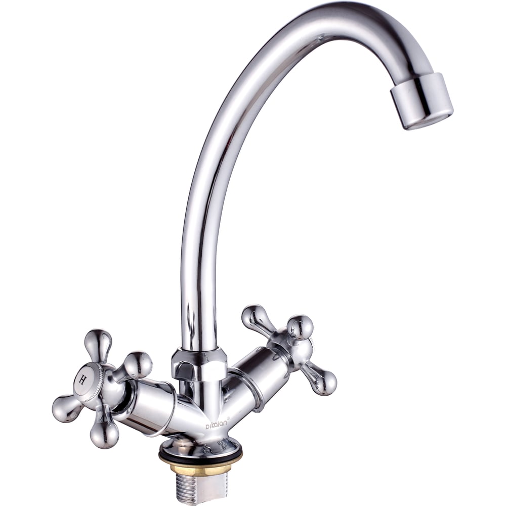 Смеситель для кухни Dikalan с высоким изливом, кран-букса керамика ...