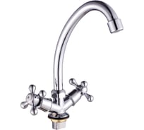 Смеситель для кухни Dikalan с высоким изливом, кран-букса керамика D3003-X24