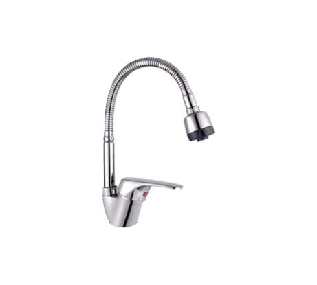 Смеситель для кухни Dikalan высокий излив, картридж 35 мм D41E14