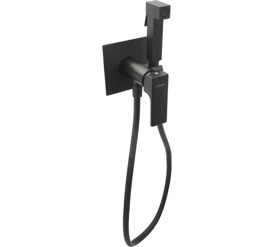 Гигиенический душ со смесителем Mariani Rebel, черный матовый B14185RE