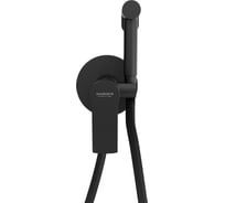 Гигиенический душ со смесителем Mariani Kali, черный матовый B14185KLW