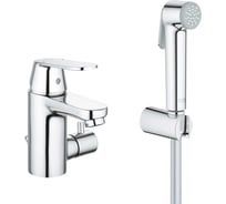 Смеситель для раковины Grohe Eurosmart Cosmopolitan с цепочкой и гигиеническим душем, хром 23433000