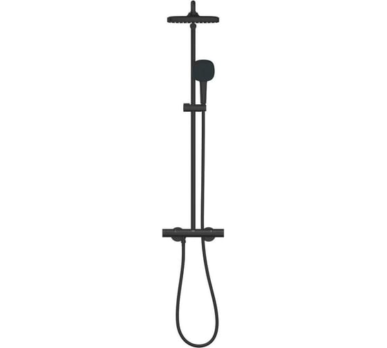 Душевая система Grohe Tempesta System 250 Cube с термостатом для душа, черный 266892431