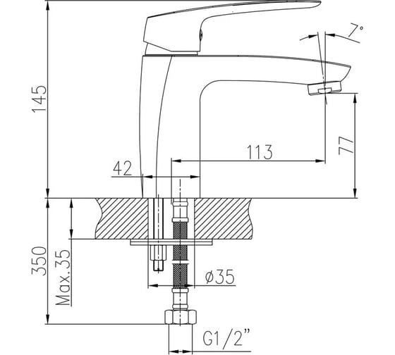 Смеситель для раковины Haiba HB10183