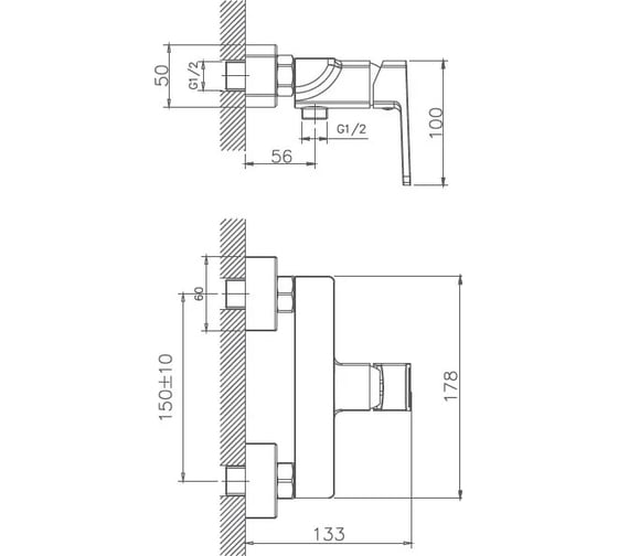 Смеситель для биде Haiba HB55176