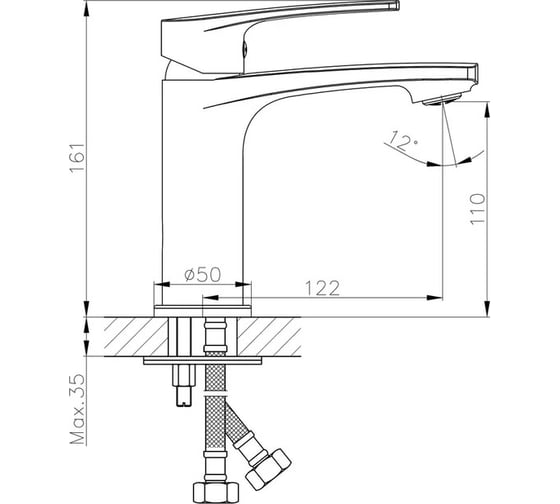 Смеситель для раковины Haiba HB10587