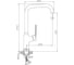 Смеситель для кухни Haiba HB70533-3 2