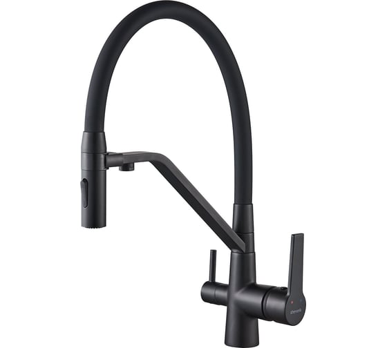 Смеситель для кухни с гибким изливом и подключением фильтра Shevanik S278H 1