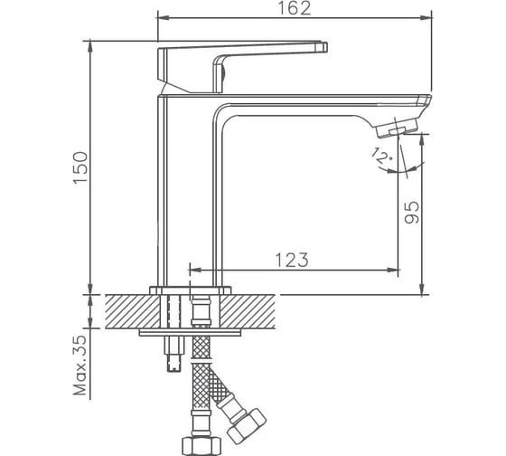 Смеситель для раковины Haiba HB10176