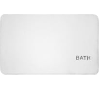 Коврик для ванной Bath Plus 80х50 белый MA1324A