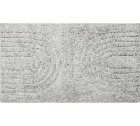 Коврик для ванной Bath Plus Arch хлопок, 50х80 см, серый 5597-2