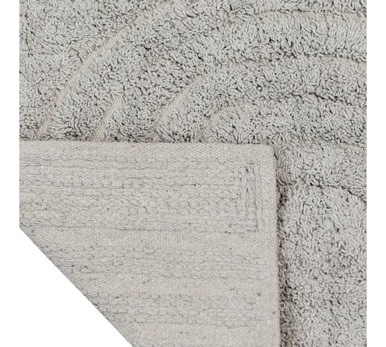 Коврик для ванной Bath Plus Arch хлопок, 50х80 см, серый 5597-2