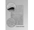 Коврик для ванной Bath Plus Arch хлопок, 50х80 см, серый 5597-2 4