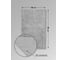 Коврик для ванной Bath Plus Arch хлопок, 50х80 см, серый 5597-2 5