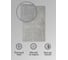 Коврик для ванной Bath Plus Arch хлопок, 50х80 см, серый 5597-2 6