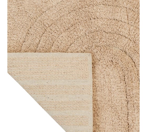 Коврик для ванной Bath Plus Arch хлопок, 50х80 см, бежевый 5597-3