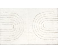 Коврик для ванной Bath Plus Arch хлопок, 50х80 см, белый 5597-1