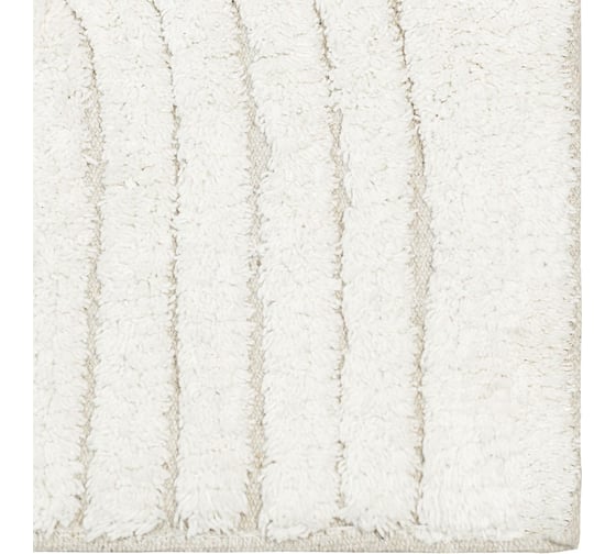 Коврик для ванной Bath Plus Arch хлопок, 50х80 см, белый 5597-1