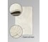 Коврик для ванной Bath Plus Arch хлопок, 50х80 см, белый 5597-1 11