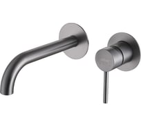 Смеситель для раковины ABBER Wasser Kreis скрытого монтажа, никель AF8112NG