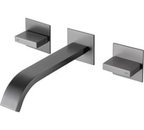 Смеситель для раковины ABBER Wasserfall скрытого монтажа, никель AF8612NG