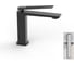 Cмеситель для раковины Milleau Elegant (матовый черный) ML6736223LS-MB 1