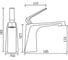 Смеситель для раковины Milleau Cristal (матовый белый) MLV6223LS-MW 3